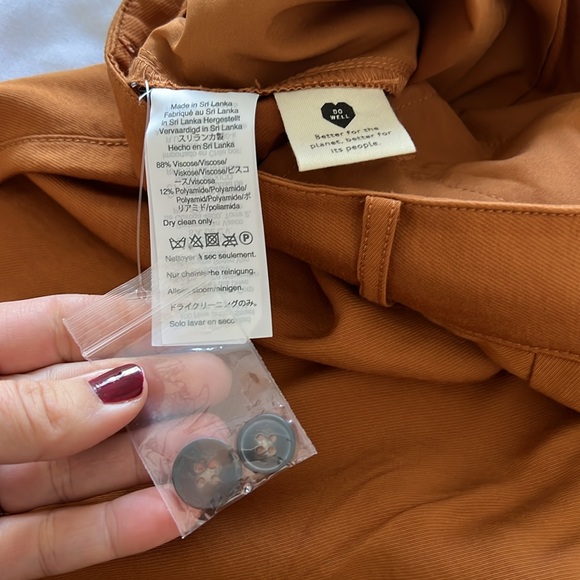 NWT • Madewell • Drapey Pleated Wide Leg Pants - Picture 9 of 10